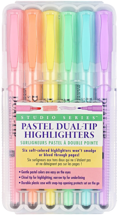 Pastel Dual Tip Highlighters