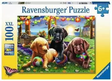 100 pc Puppy Picnic Puzzle