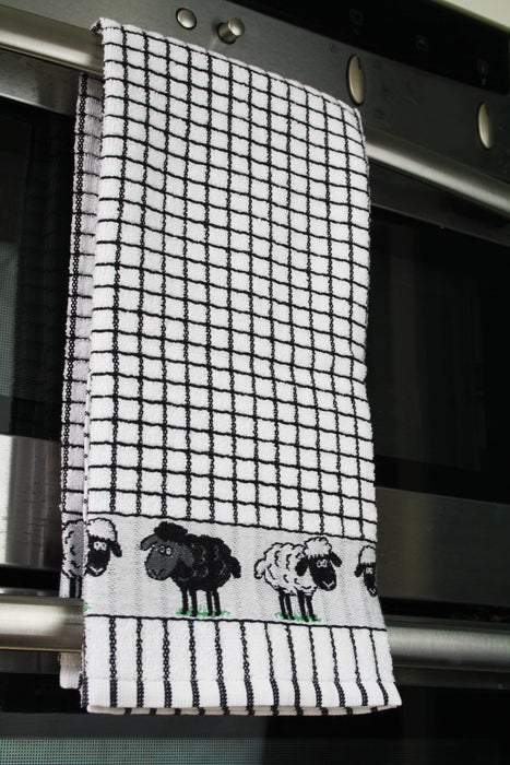 Poli-Dri Jacquard Tea Towel - Sheep