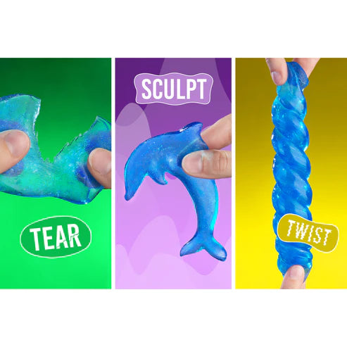 Falling Water, Liquid Glass Thinking Putty