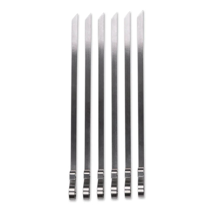 Endurance® Stainless Steel Flat Skewers Set Of 6