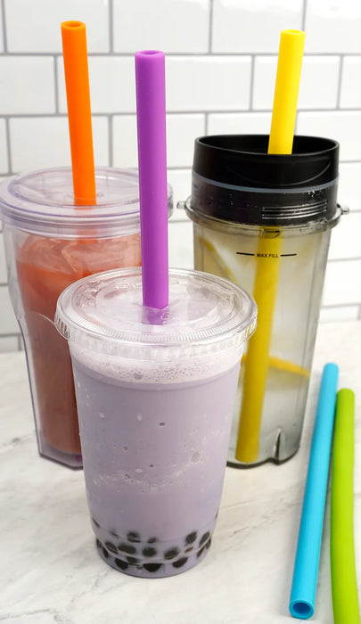 10" Silicone Large Straws