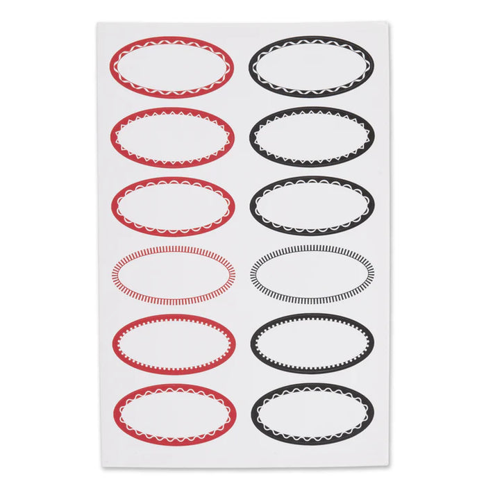 Canning Labels - Small Oval