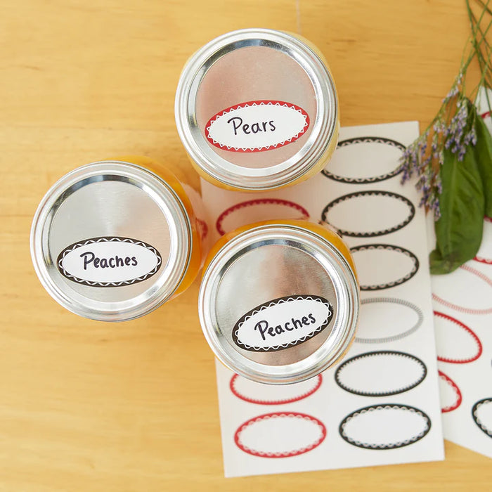 Canning Labels - Small Oval