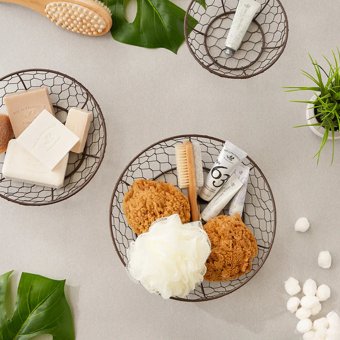 Chicken Wire 3 Tier Hanging Baskets