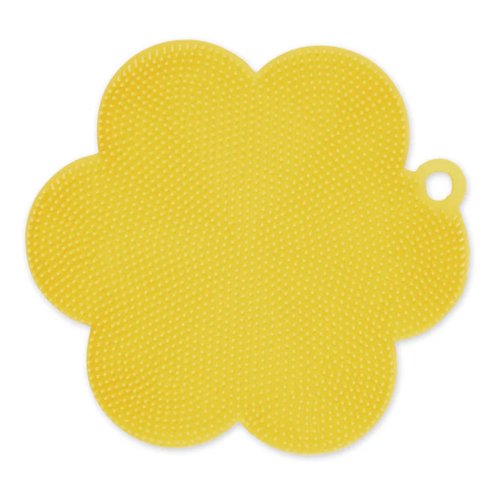 Yellow Flower Silicone Soft Scrub