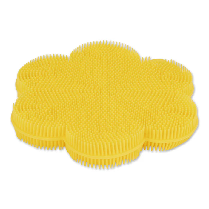 Yellow Flower Silicone Soft Scrub