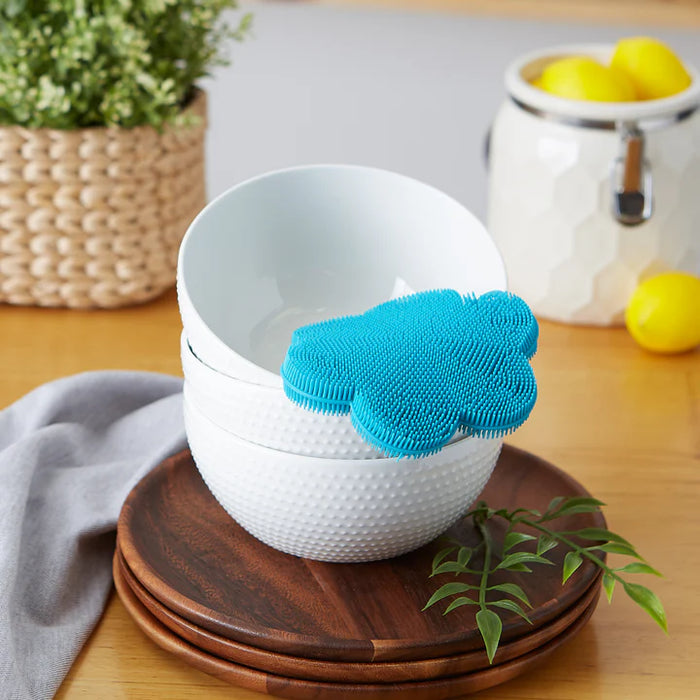 Turquoise Flower Soft Scrub