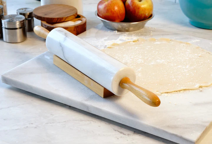 White Marble Rolling Pin