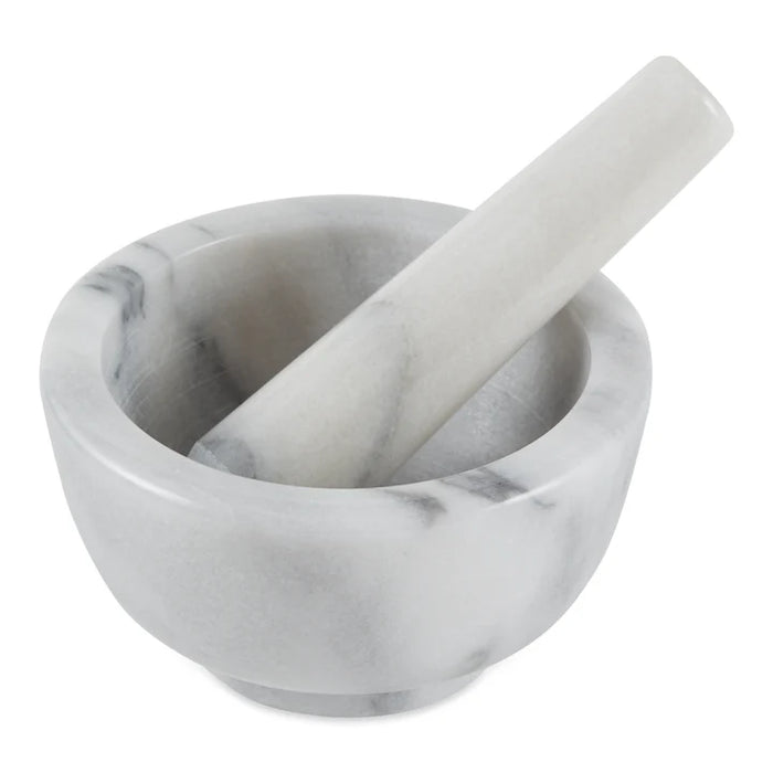 White Marble Mortar & Pestle