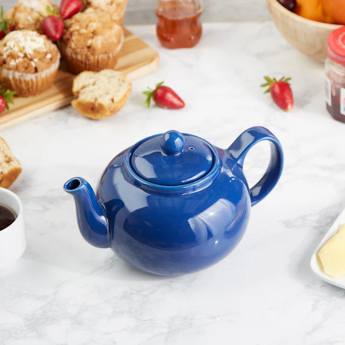 Stoneware Teapot Large Light Blue