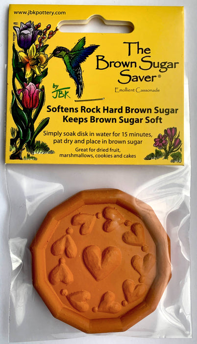 Brown Sugar Saver - Hearts (Keeps Brown Sugar Soft)