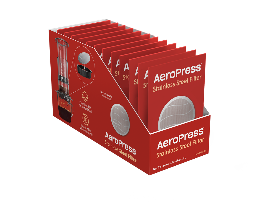 AeroPress Stainless Steel Reusable Filter (12-ct case pack)
