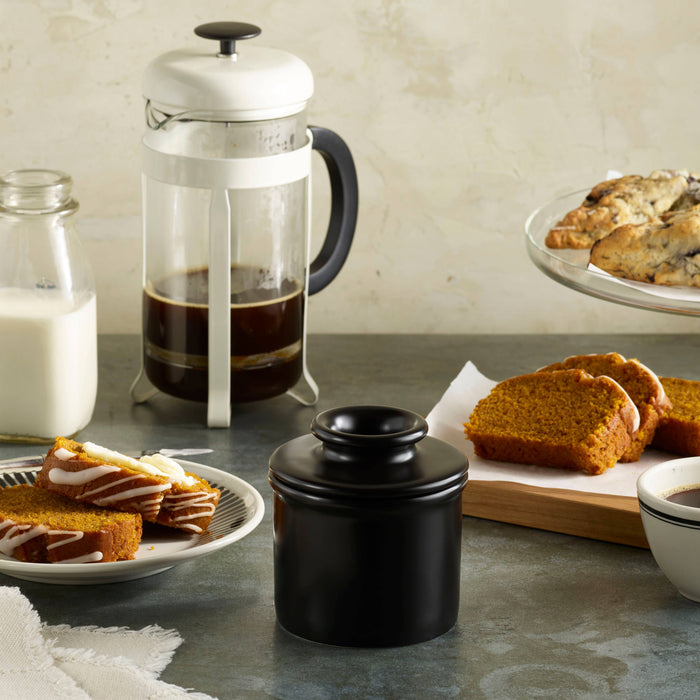 The Original Butter Bell® Crock - Retro Ebony Matte
