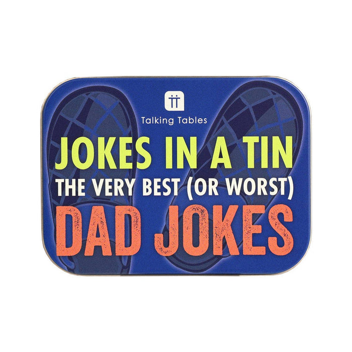 Dad Jokes in a Tin - Display | Fathers Day 100 Jokes |