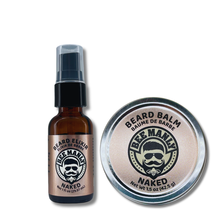 Bee Manly Gift Set - Beard Balm & Elixir - 2 Piece
