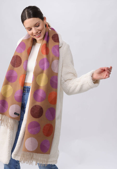 Divided Dots Oversized Cashmink® Scarf