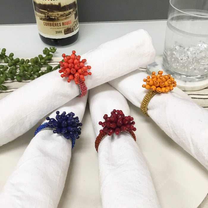 Colorful Sunburst Napkin Rings