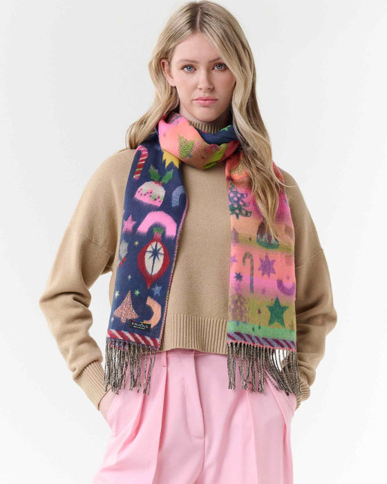 Classic Christmas Cashmink Scarf