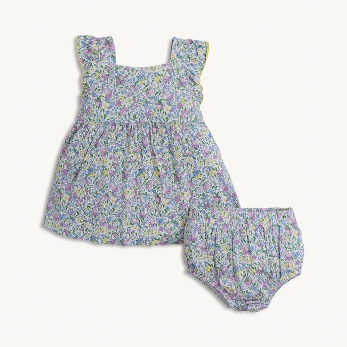 LAVINIA MODAL RUFFLE SLV DRS W BLOOMER