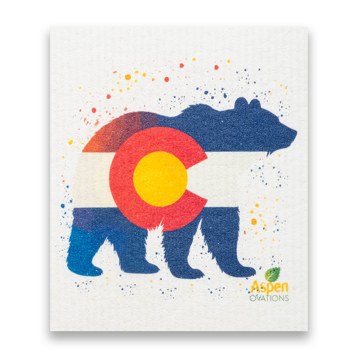 Colorado Bear Spirit Swedish Dishcloths Eco-Friendly