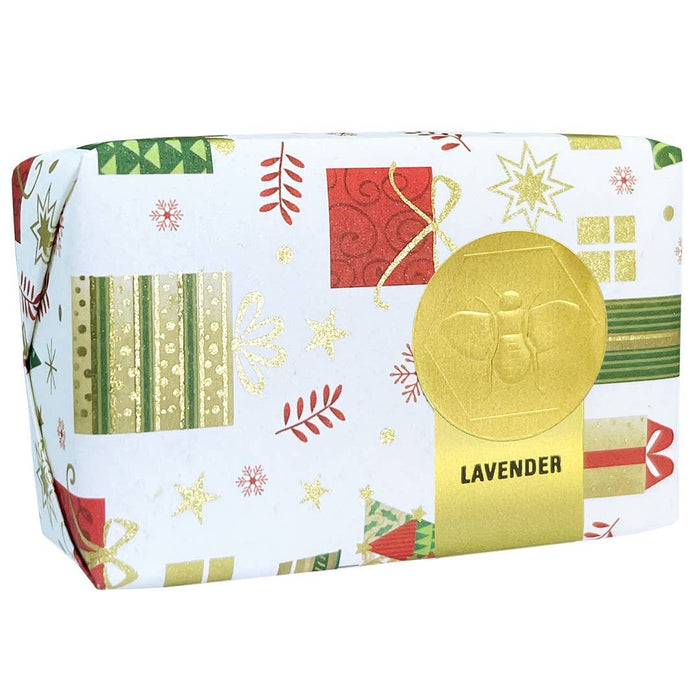 Holiday Paper Wrapped Soap - 3.5oz Individual