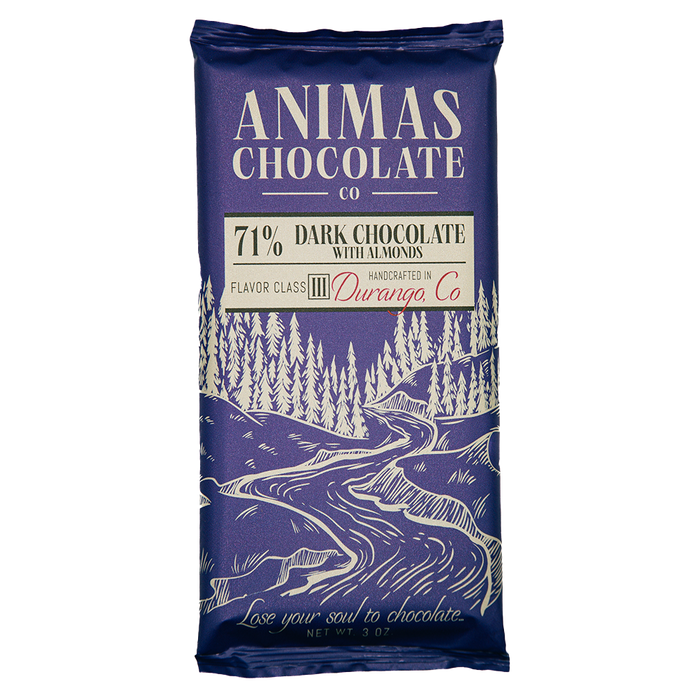 71% DARK CHOCOLATE WITH ALMONDS