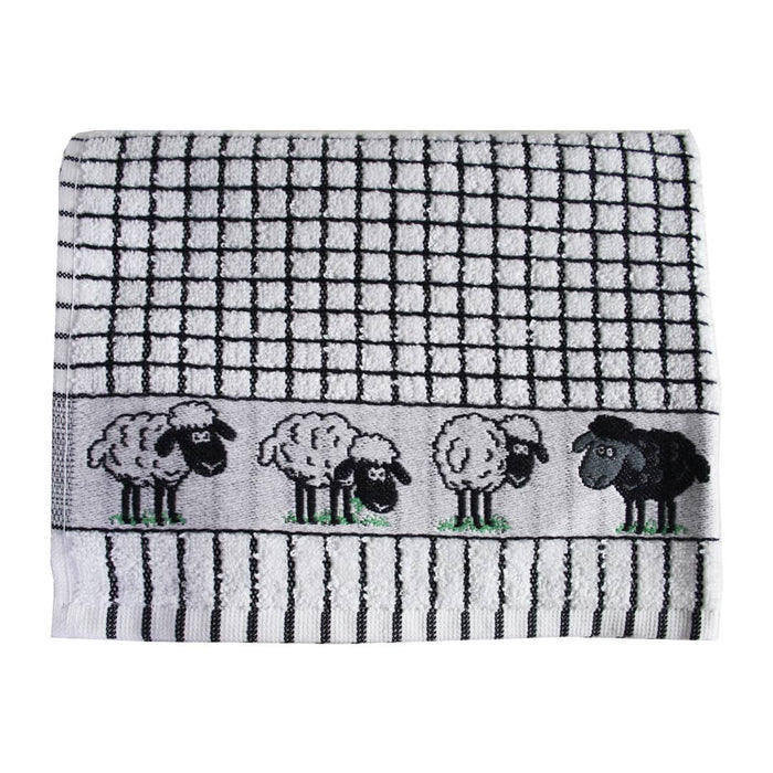Poli-Dri Jacquard Tea Towel - Sheep