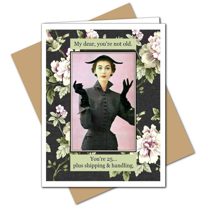 Shipping & Handling - Female Birthday Greeting Card