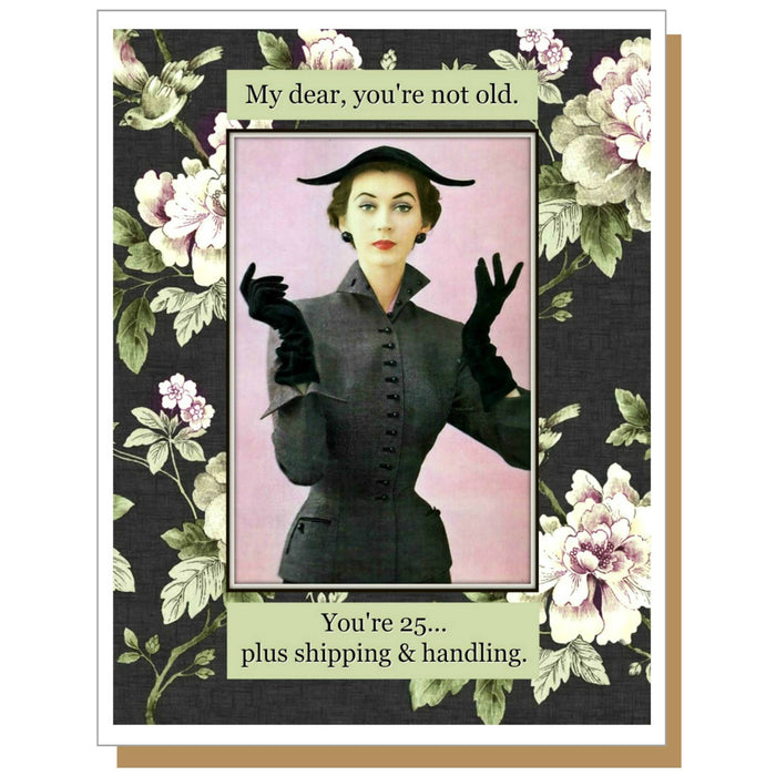 Shipping & Handling - Female Birthday Greeting Card