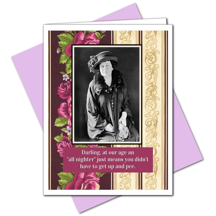 All Nighter Birthday Greeting Card