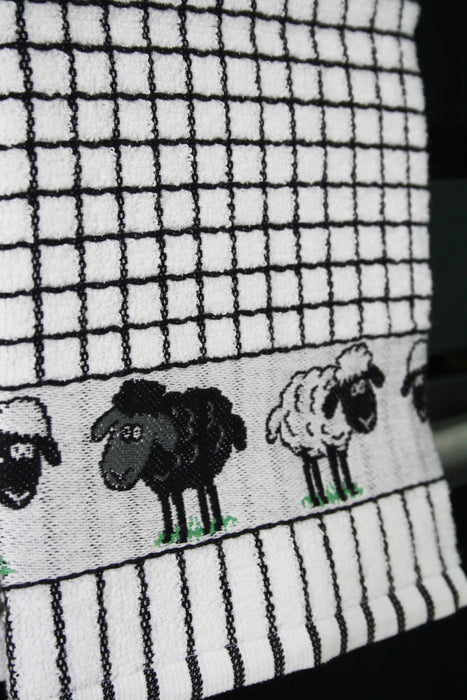 Poli-Dri Jacquard Tea Towel - Sheep