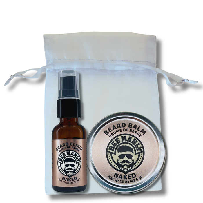 Bee Manly Gift Set - Beard Balm & Elixir - 2 Piece