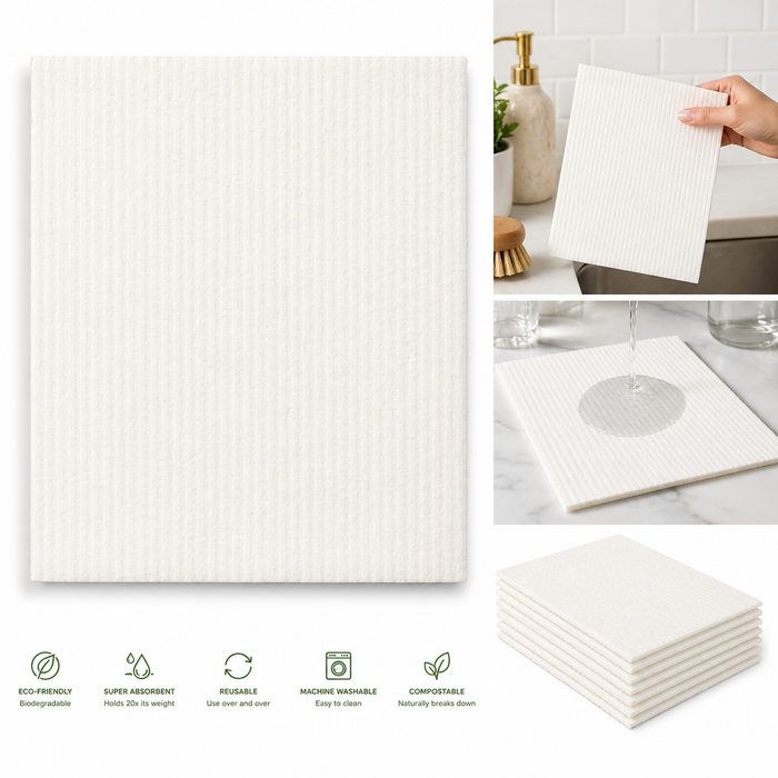 Wildflowers  Watering Can Dishcloth |  Kitchen eco Cloths