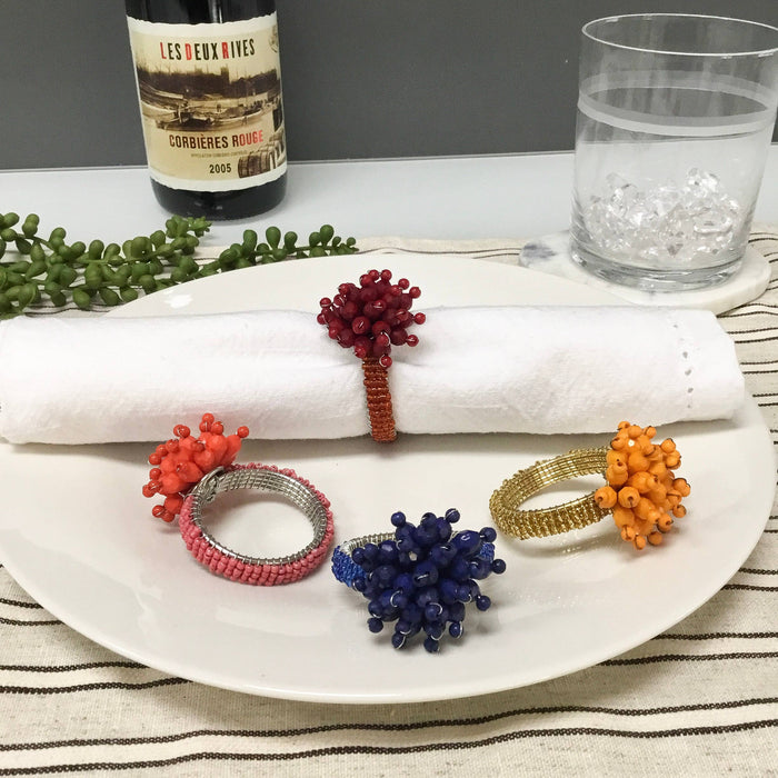 Colorful Sunburst Napkin Rings