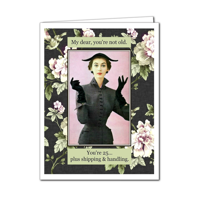 Shipping & Handling - Female Birthday Greeting Card