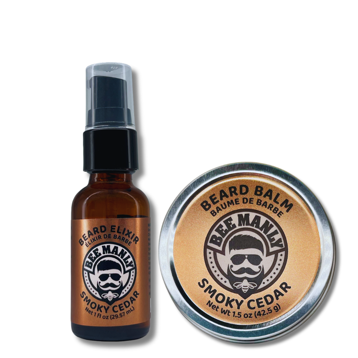 Bee Manly Gift Set - Beard Balm & Elixir - 2 Piece