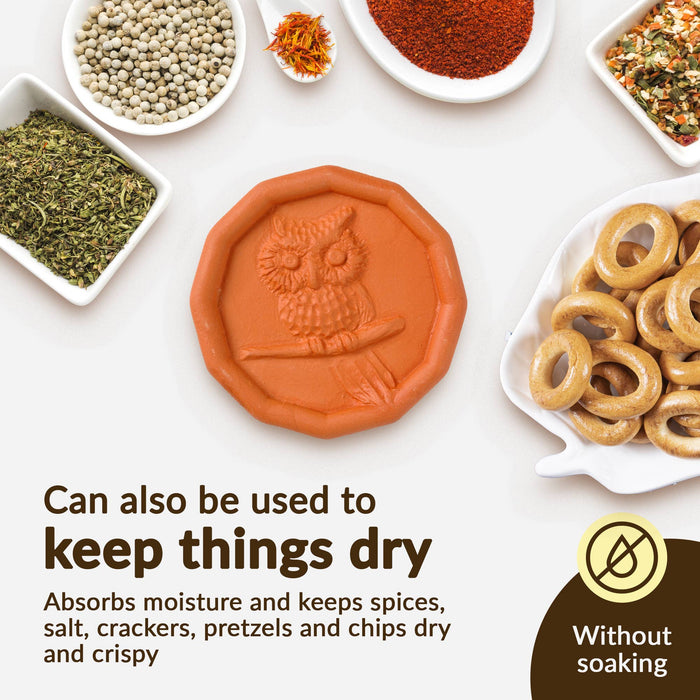 Owl Design Ceramic Brown Sugar Saver