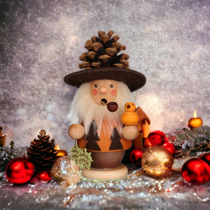 Mini Incense Smoker Pinecone Man