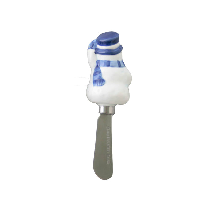 Cheese and Butter Spreader Knife - Snowman (Ceramic)