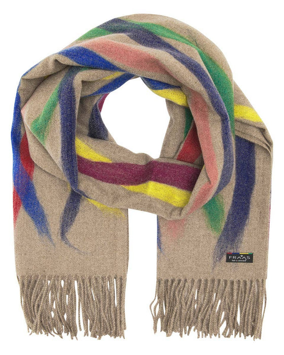 Colourful Stripes Needle Punch Wrap