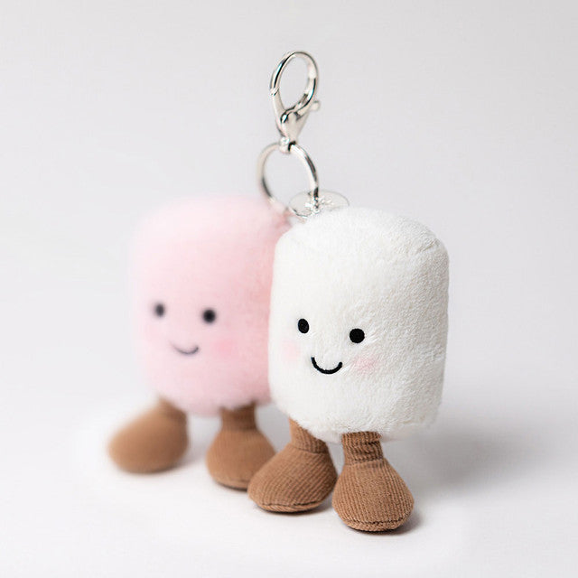 Amuseable Pair of Marshmallow Bag Charm