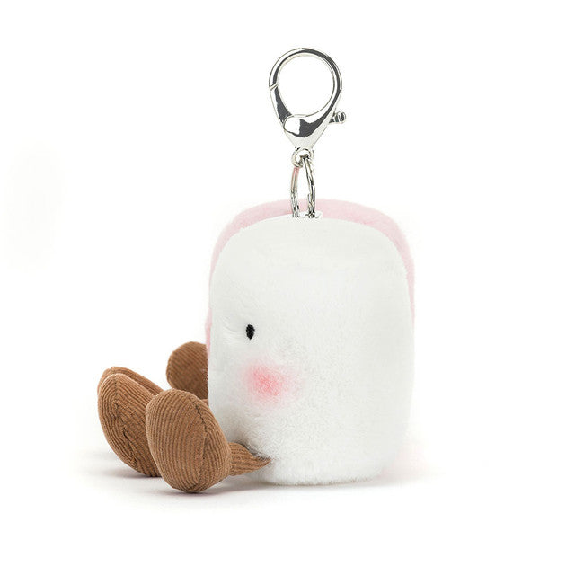 Amuseable Pair of Marshmallow Bag Charm