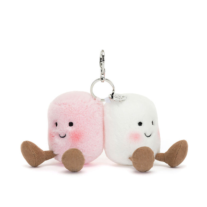 Amuseable Pair of Marshmallow Bag Charm