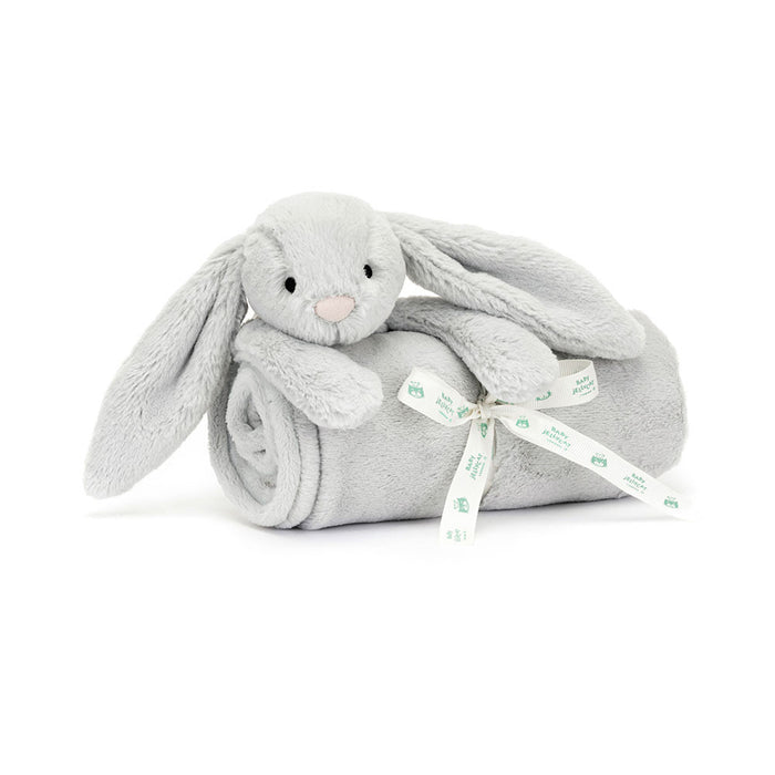 Bashful Silver Bunny Blankie
