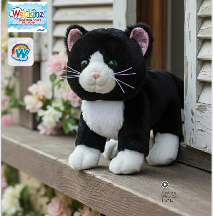 Black & White Cat Webkinz