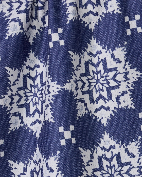Iceflower Blue Tea Towel