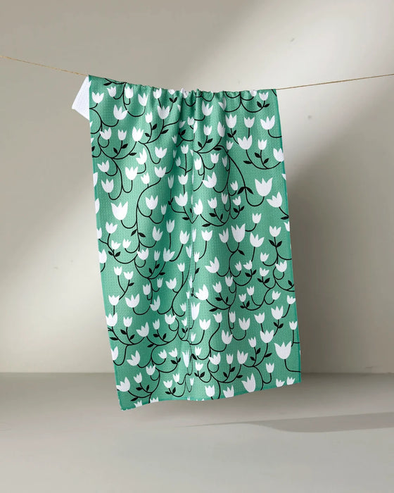 Snowdrop Geometry Towel