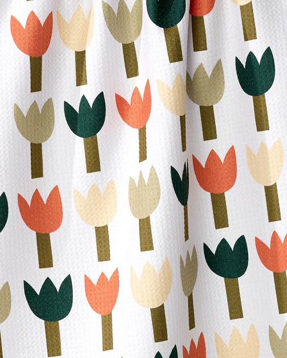 Tulip Row Geometry Towel
