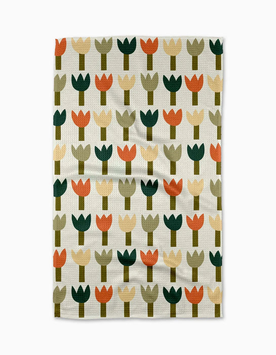Tulip Row Geometry Towel